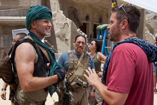 Nick Chinlund, Danny Trejo, Eric Hensman - The Prey - Z natáčení
