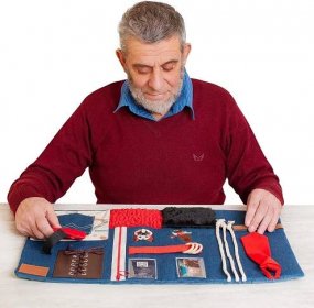 produkty pro seniory proti demenci, senzorická deka / od koruny