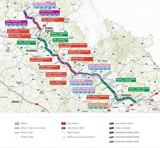 Dálnice D35 roste před očima: Nový úsek u Litomyšle s významným přínosem pro region