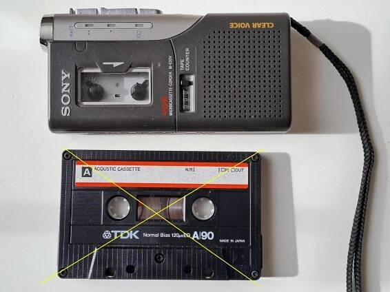 Tape Deck / kazeťák / kazetový magnetofon na mikrokazety SONY