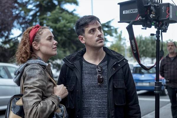 Ane - Z natáčení - Patricia López Arnaiz, David Pérez Sañudo