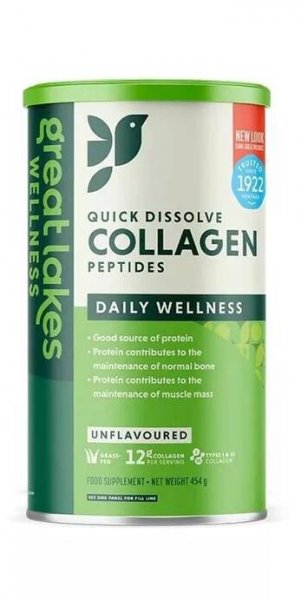 Great Lakes Collagen Hydrolysate, Hydrolyzovaný kolagen bez příchuti 454 g