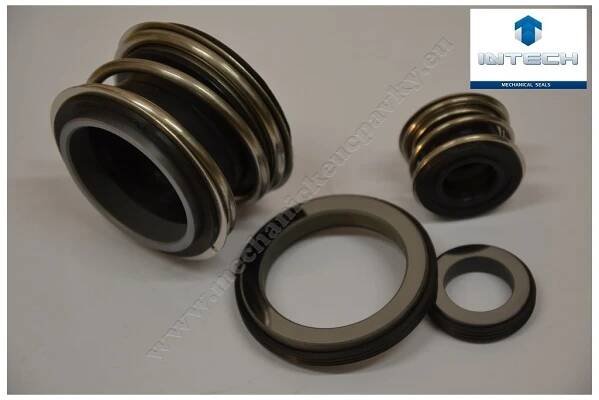 mechanická ucpávka typ KG1 SiC/SiC/VITON s volbou typu sedla - do čerpadel Wilo, EMU, CRI-MAN, Grundfos, KSB, MEZ Nedvědice