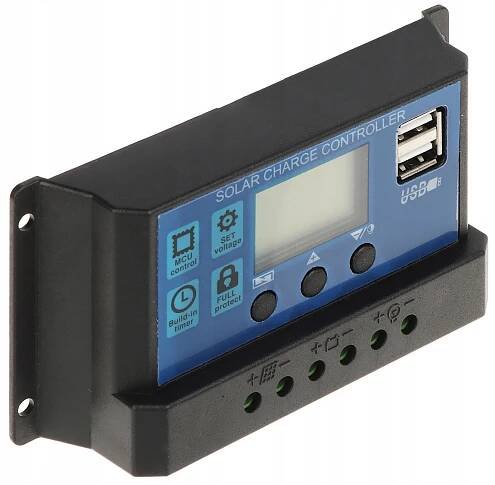 SOLÁRNÍ REGULÁTOR NABÍJENÍ BATERIÍ SCC-30A-PWM-LCD-S2