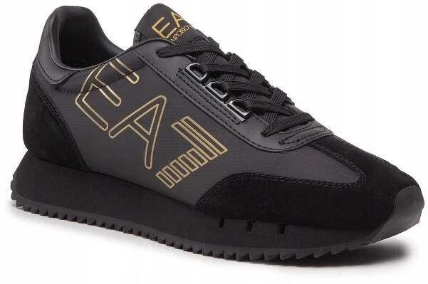 EMPORIO ARMANI EA7 sportovní tenisky boty NOVINKA BLACK /GOLD vel 43 1/3