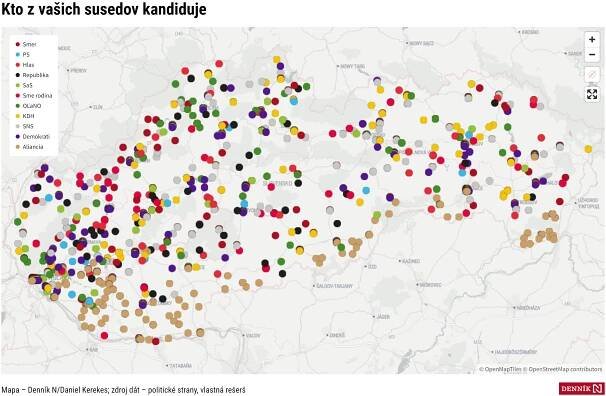 Najbratislavskejšími sú kandidátky SaS a Progresívneho Slovenska. Ich každý tretí kandidát je z hlavného mesta...