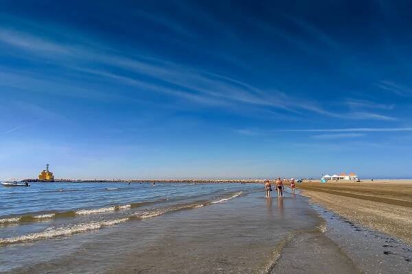 Zum Strand gehen - Camping Miramare