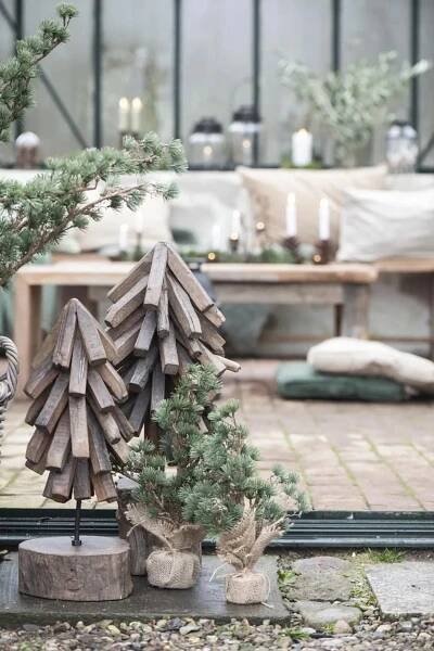 Umělý stromeček Cedar Jute 35 cm