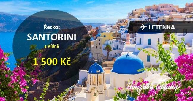 SANTORINI za super cenu - Honzovy letenky