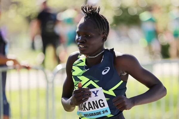 Perina Lokure Nakang of the ART at the World Athletics Cross Country Championships Belgrade 24