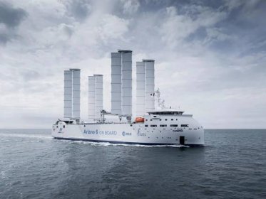 Europe’s largest rocket travels on a wind-powered cargo ship