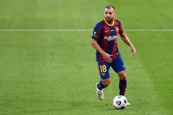 Jordi Alba reached his 300th La Liga match against Celta