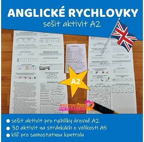 Anglické rychlovky sešit A2 -angličtina hrou