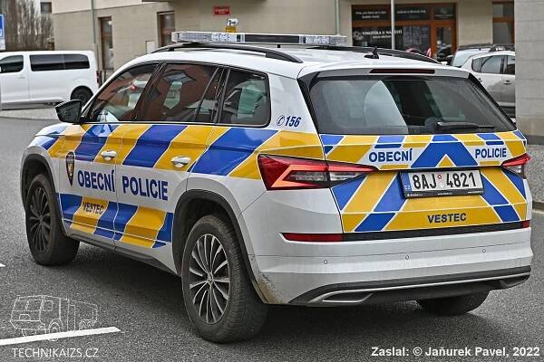 Obecní policie Vestec - Škoda Kodiaq - TECHNIKAIZS.cz