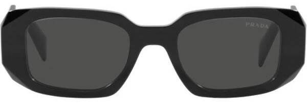 Sunglasses Prada PR17WS 1AB5S0 Obdélníkové Černé