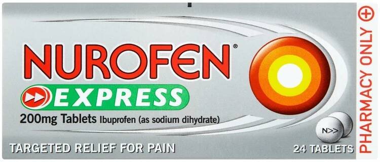 NUROFEN EXPRESS 200MG TABLETS 24'S