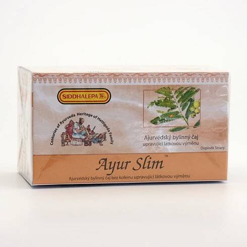 BiOOO.cz - Siddhalepa Ayur Slim, ajurvédský bylinný čaj 40 g, 20 ks