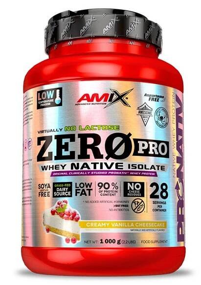 Amix ZeroPro Protein 1 kg vanilkový cheesecake od 989 Kč