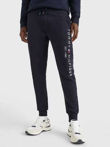 Tommy Hilfiger pánské tmavě modré tepláky - Tommy Hilfiger