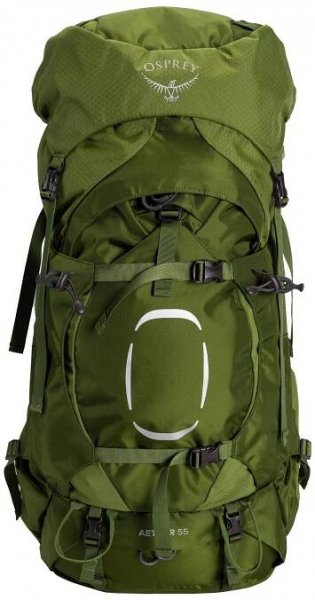 Pánský turistický batoh Osprey Aether 55 green 10002955