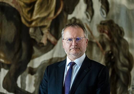 Nastupující český velvyslanec v Rusku Daniel Koštoval. (7. května 2025)