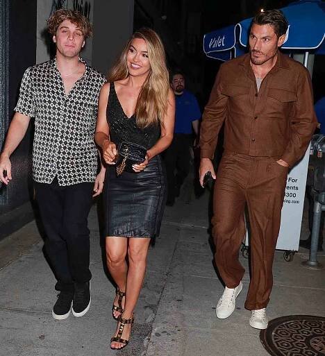 Chrishell Stause Enjoys a Night Out in West Hollywood with Newlyweds Chris Appleton and Lukas Gage