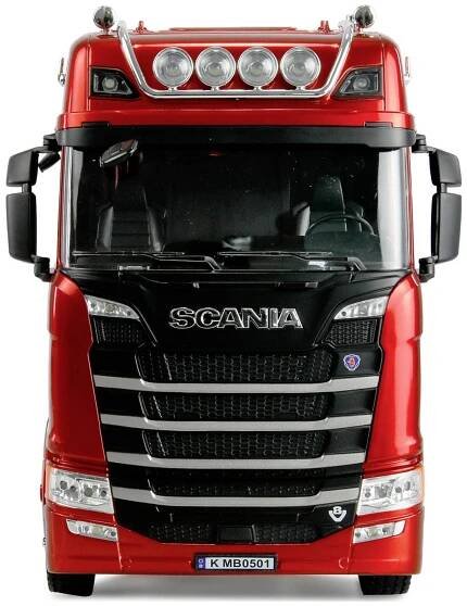Amewi 22717 Scania 770 S Zugmaschine 1:18 elektrický RC model nákladního automobilu RtR se zvukovou funkcí, se světelným