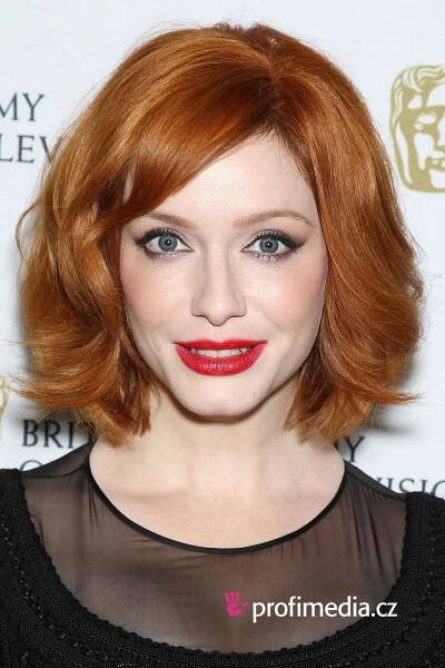 Christina Hendricks - celebrity účes - HappyHair