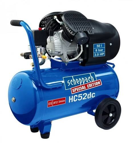 Dvoupístový olejový kompresor Scheppach HC 52 DC