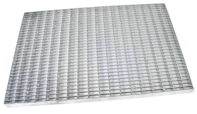 Kovová venkovní čistící vstupní rohož FLOMA Grid - 40 x 60 x 3 cm