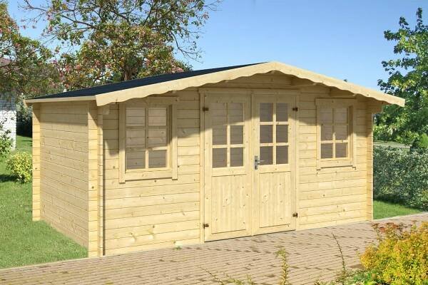 Erfurt 34mm - zahradní domek 3,8x2,28m, 3,8x3,8m, 4,8x3,8m, 4,8x3m :: Ceha-domky