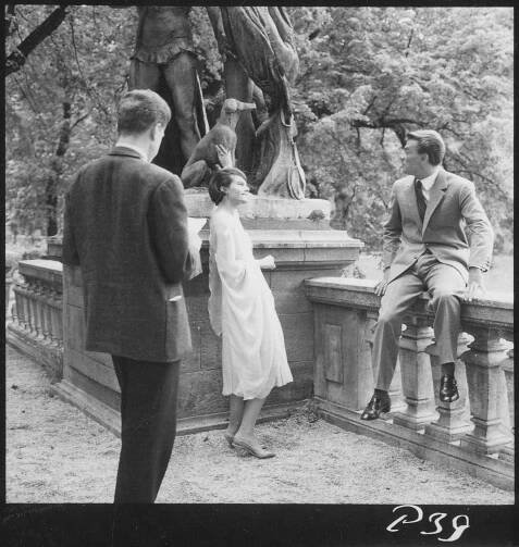Last Year at Marienbad (1961), Alain Resnais, Delphine Seyrig, Giorgio Albertazzi, one-frame contact sheet.