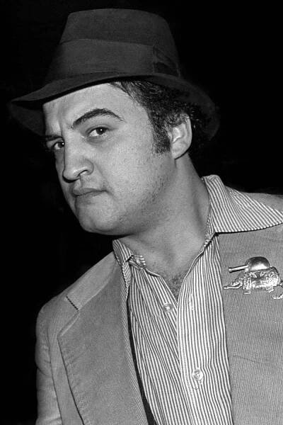 Portrait of John Belushi.