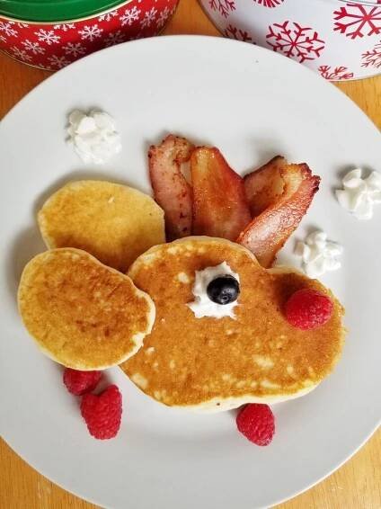 Festive Gluten-Free Christmas Pancakes