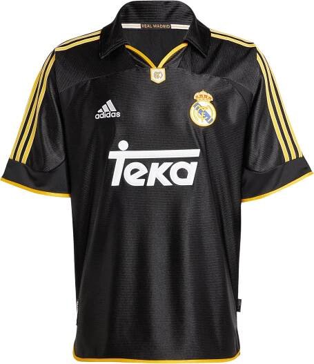 Pánský hostující dres s krátkým rukávem adidas Real Madrid 1999/00