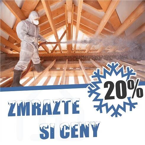 Zafixujte si ceny izolace - Ekoizolace - rychlé, zdravé a ekonomické zateplení foukanou izolací
