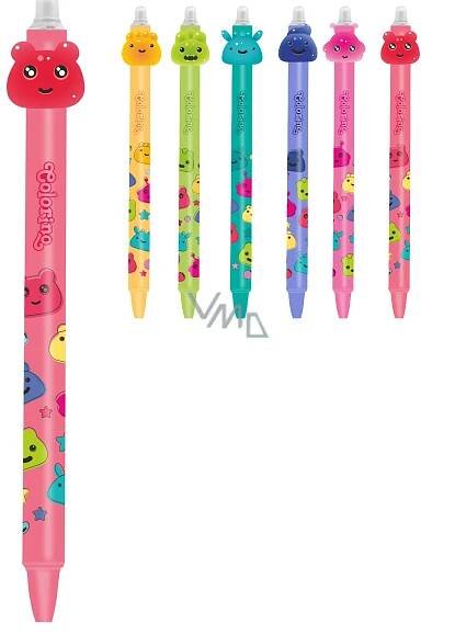Colorino Jelly Heads pen red, blue refill 0,5 mm - VMD parfumerie - drogerie