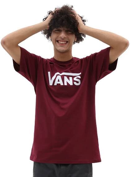 tričko Vans Classic - Syrah/White
