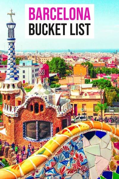 barcelona bucket list