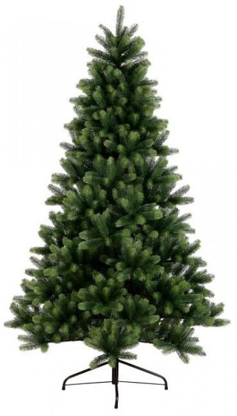 VLC Umělý vánoční stromek jedle NAGANO zelená lesní, 738xvětev, pr. 91x150 cm