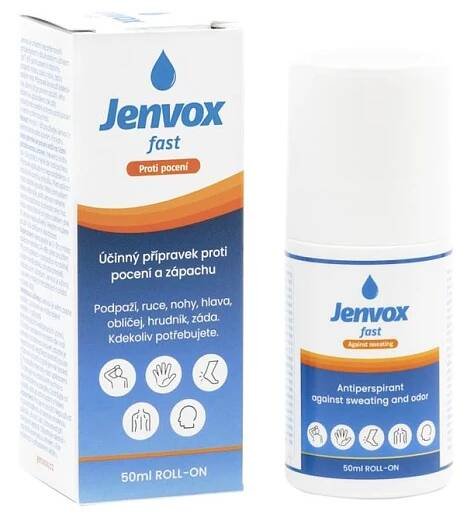 Jenvox Fast proti pocení a zápachu roll-on 50 ml