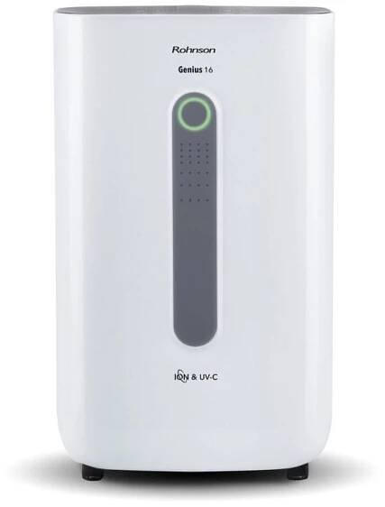 Odvlhčovač Rohnson R-9916W Genius 16 Wi-Fi ION & UV-C bílý - zánovní - 24 měsíců záruka