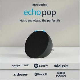 Amazon | Amazon Echo Pop 2023 Smart Speaker with Alexa | Smart Home Gadgets | SportsDirect.com