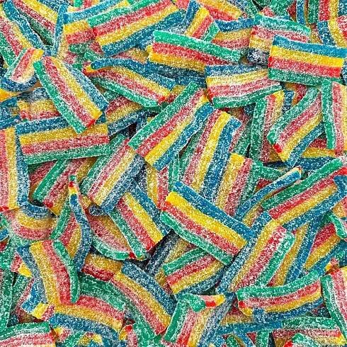 sourzap sour belts 8 ounce pack   gummy candy assorted fruit flavors Product details 1