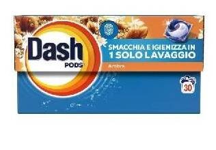 Dash All in 1 PODS Ambra gelové kapsle na praní 30 ks