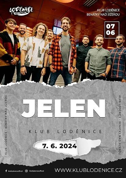 Jelen - 7. června 2024, 20:00 @ Klub Loděnice, Benátky nad Jizerou