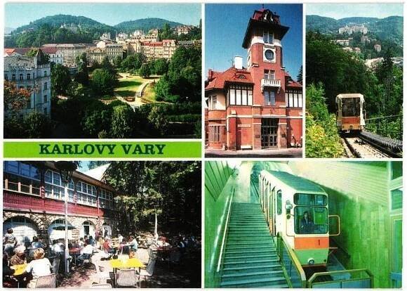 Karlovy Vary - Lanové dráhy Diana a Imperiál / lanovka, zubačka/C1533