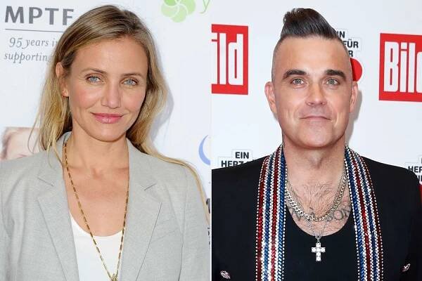 Robbie Williams Says Cameron Diaz Once Saved Relationship with His Now Wife Ayda