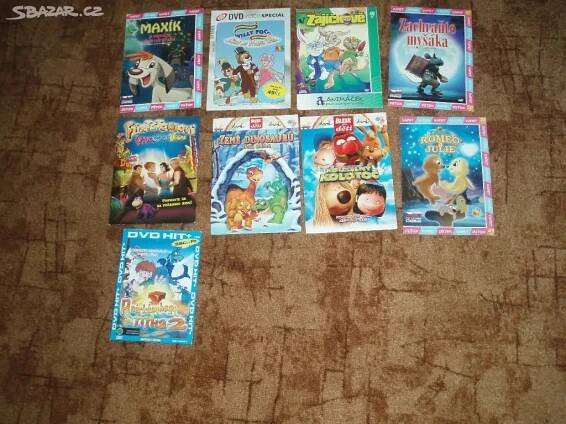 Originál DVD pohádky 9 ks - Klatovy - Bazar