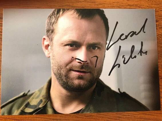 Leszek Lichota Herec. Fotografie, vlastnoručně autentický